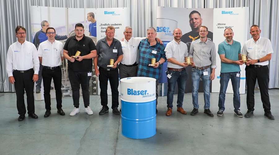 Gewinner Produktivitätstrophy von Blaser Swisslube